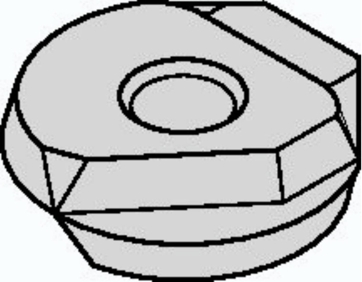 WIDIA 2957541 Copy Mills M270 Series Insert MM Size, 0.08MM Chip Thickness ALOX-SN Carbide BF_16 Ball Nose