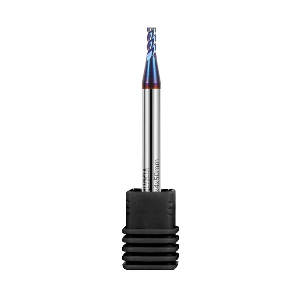 ALYICIA 2mm Nano-Coated Tungsten Carbide End Mill CNC Milling Cutter Bits