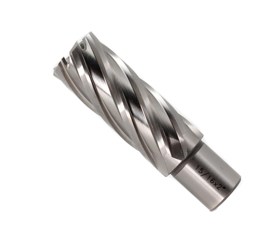 OSCARBIDE 15/16" x 2" HSS Annular Cutter 3/4" Weldon Shank Mag Drill Bit