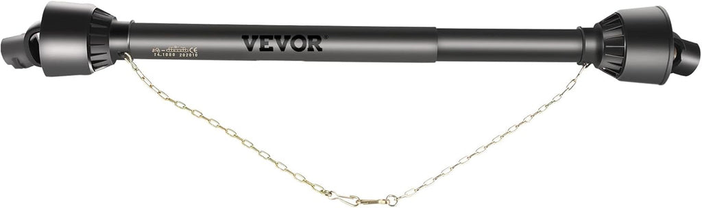 PTO Shaft 1-3/8" PTO Drive Shaft 6 Spline Tractor Round Implement End | For Finish Mower/Rotary Cutter/Wood Chipper