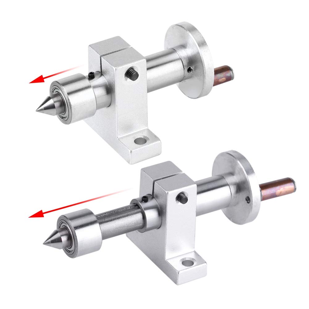 Live Center For Wood Lathe,Mini Lathe Machine Accessories,Lathe Tailstock,Tailstock Live Center,Wood Lathe For Mini Lathe Machine Double Bearing Live Center Revolving Centre Diy Parts