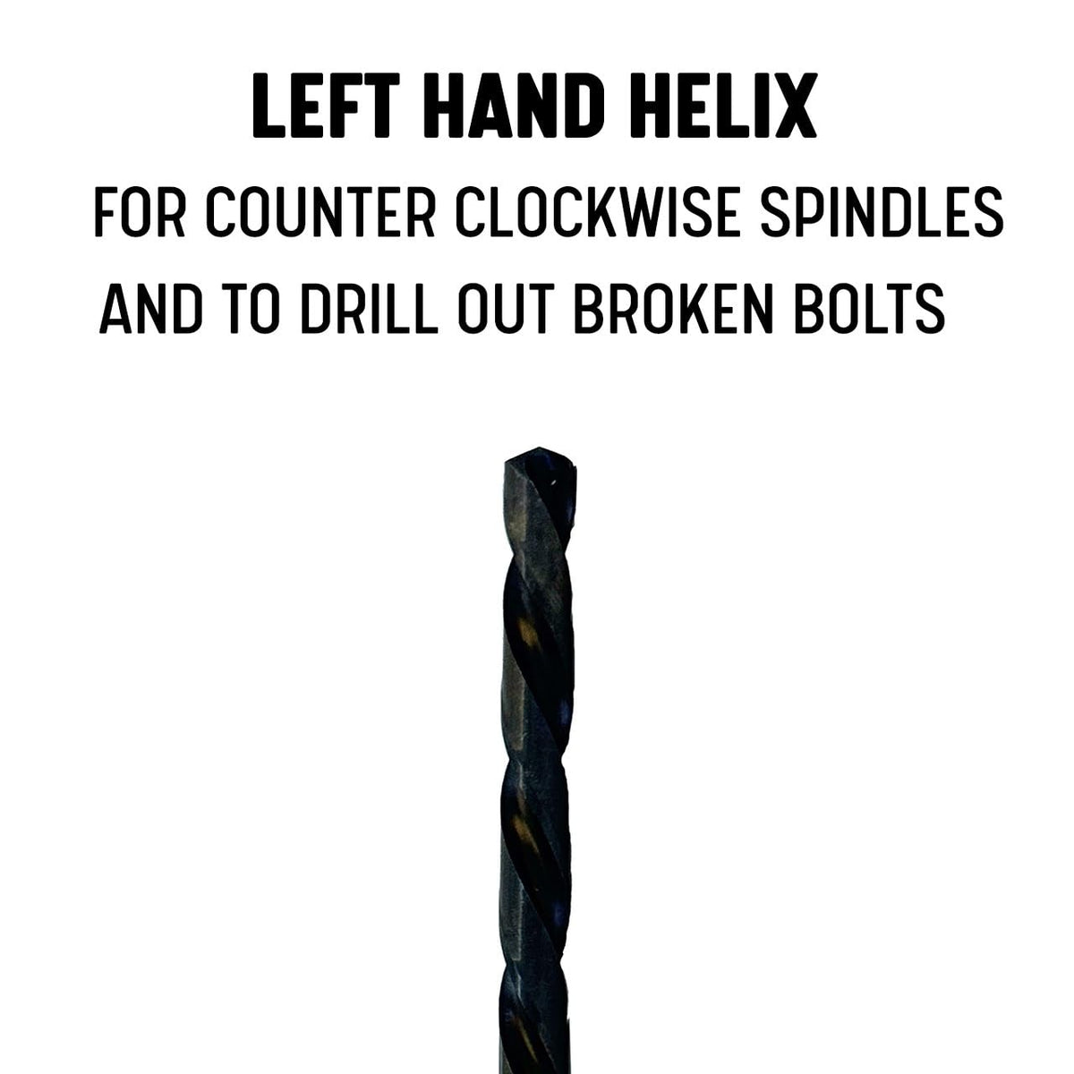 Drill America - DWD21J-LH-SET 21 Piece Left Hand High Speed Steel Drill Bit Set (1/16" - 3/8" x 64ths), DWDLH Series