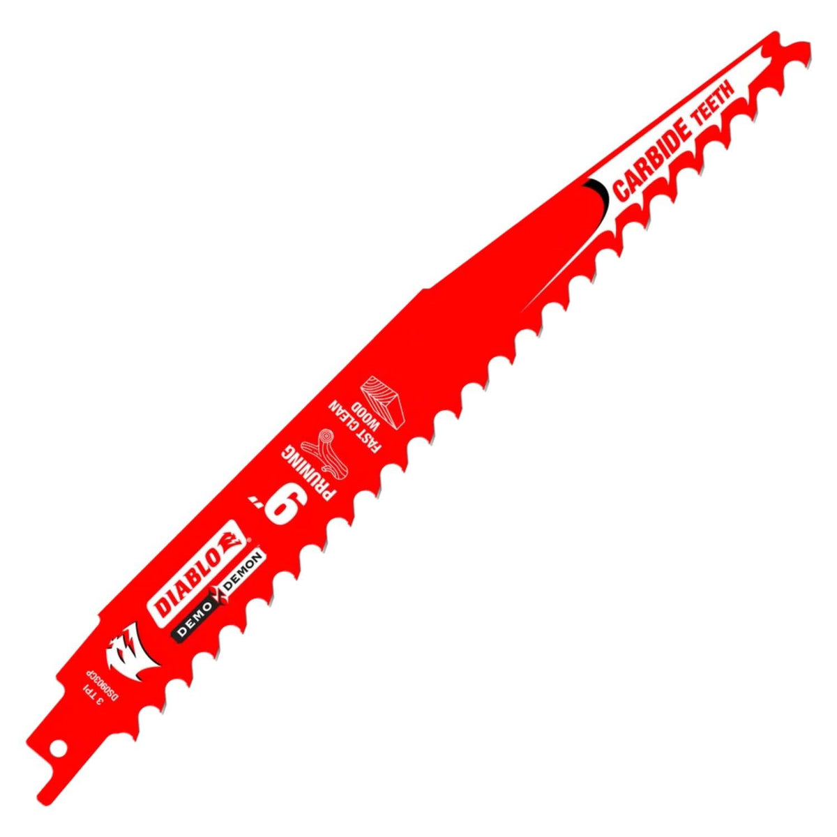 Diablo Demo Demon Carbide Tipped Reciprocating Saw Blades - 9", 3-Pack