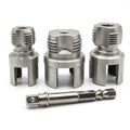 PVC Pipe Threader Set, 1/2 3/4 1 in, Pipe Threading Tool