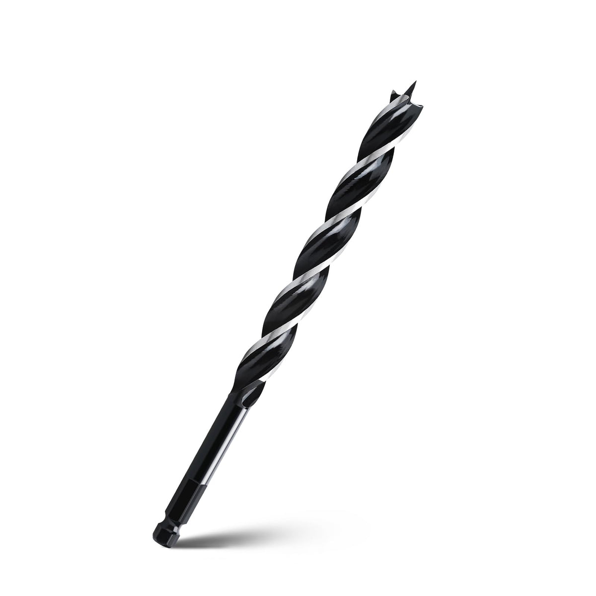 WOBLLMX 9/16" x 10" Auger Drill Bit for Wood,Hex Shank Tri Flute Drill Bit