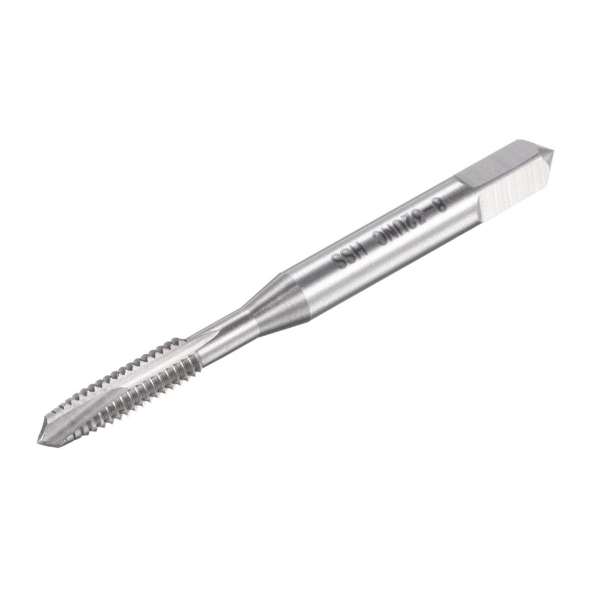 uxcell Spiral Point Threading Tap 8-32 UNC HSS (High Speed Steel) Machine