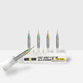 WEXWE Tools DLC Series Carbide Square End Mill, Diamond-Like Coating, End Mill for Aluminum, Copper, Magnesium Alloys, High Silicon Aluminum, Composite Materials,3 Flute,1/8 Shank(.0313(1/32)", 5pcs)