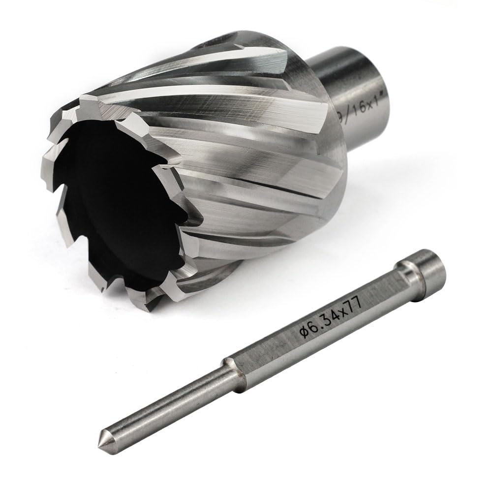 OSCARBIDE 1-9/16" x 1" HSS Annular Cutter 3/4" Weldon Shank Mag Drill Bit
