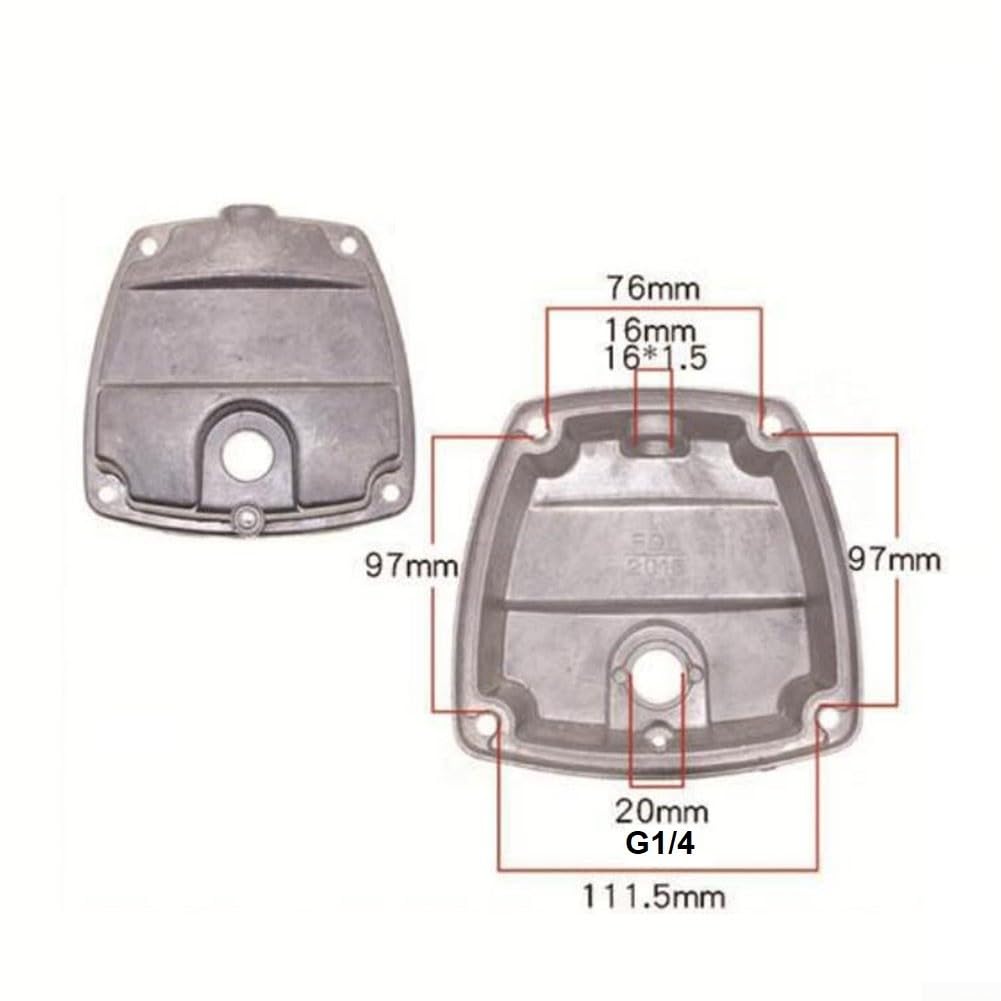 Silent Oilfree Air Compressor Cylinder Head Replacement Parts for Enhanced Performance and Durability (3)