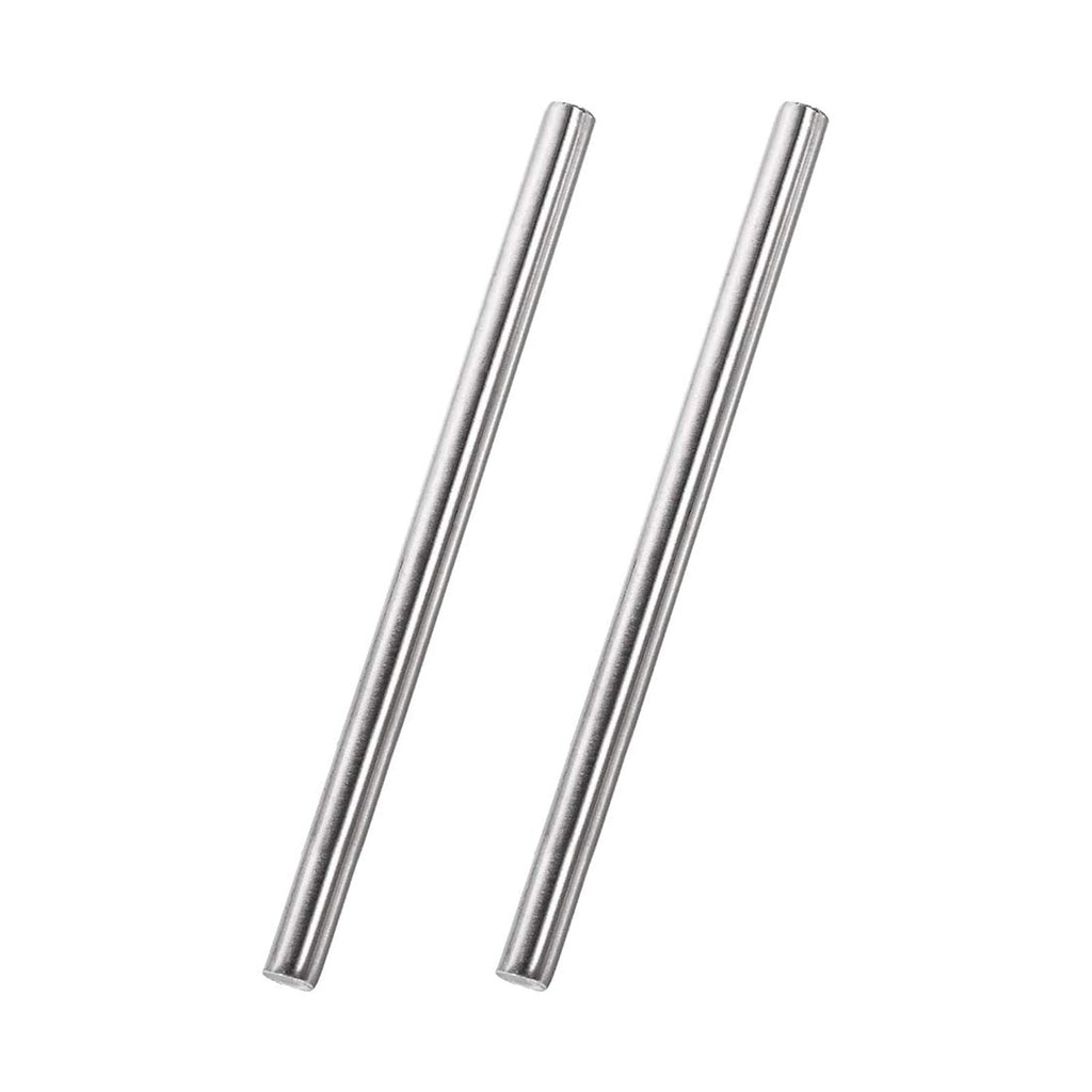 It Works Great Round Steel Rod, 8mm HSS Lathe Bar Stock Tool 200mm Long, for Shaft Gear Drill Lathes Boring Machine Turning Miniature Axle, Cylindrical Pin DIY Craft Tool, （8x200mm） 2pcs