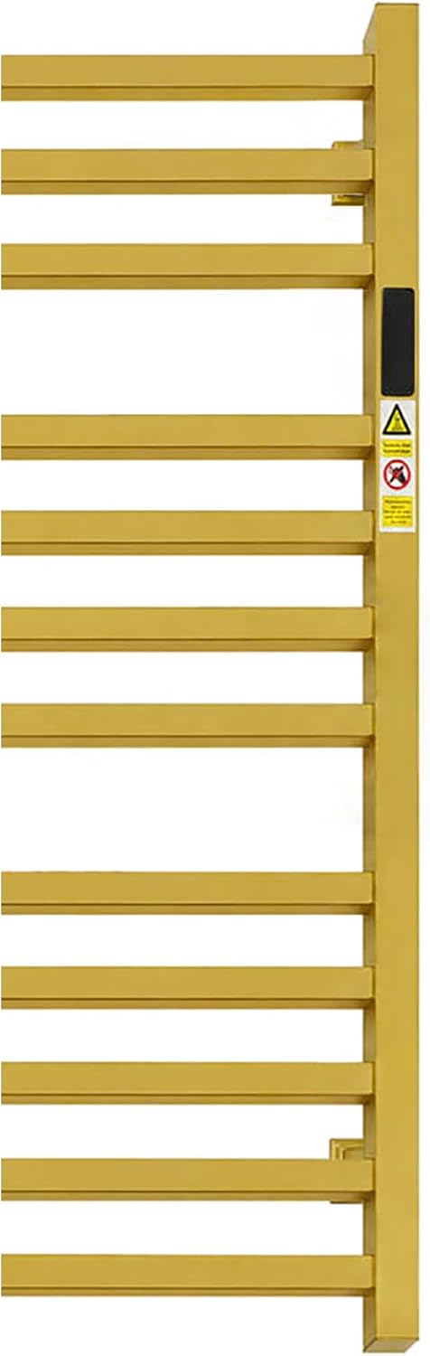 Luxury Towel Warmer Rack for Bathroom, Wall Mounted Heated Towel Rack with Timer & Temperature Control, 5 Bar
