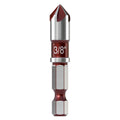 APIOLO Countersink Drill Bit-82 Degree, 5 Flutes High Speed Steel Countersink Bits, with 1/4 Inch Quick-Change Hex Shank, 3/8 Inch Sizes, for Metal, Wood, Plywood, Plastic