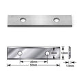 OSCARBIDE 50mm (2") x12x1.5mm Carbide Inserts for Helical Planer Heads & Hand Scrapers