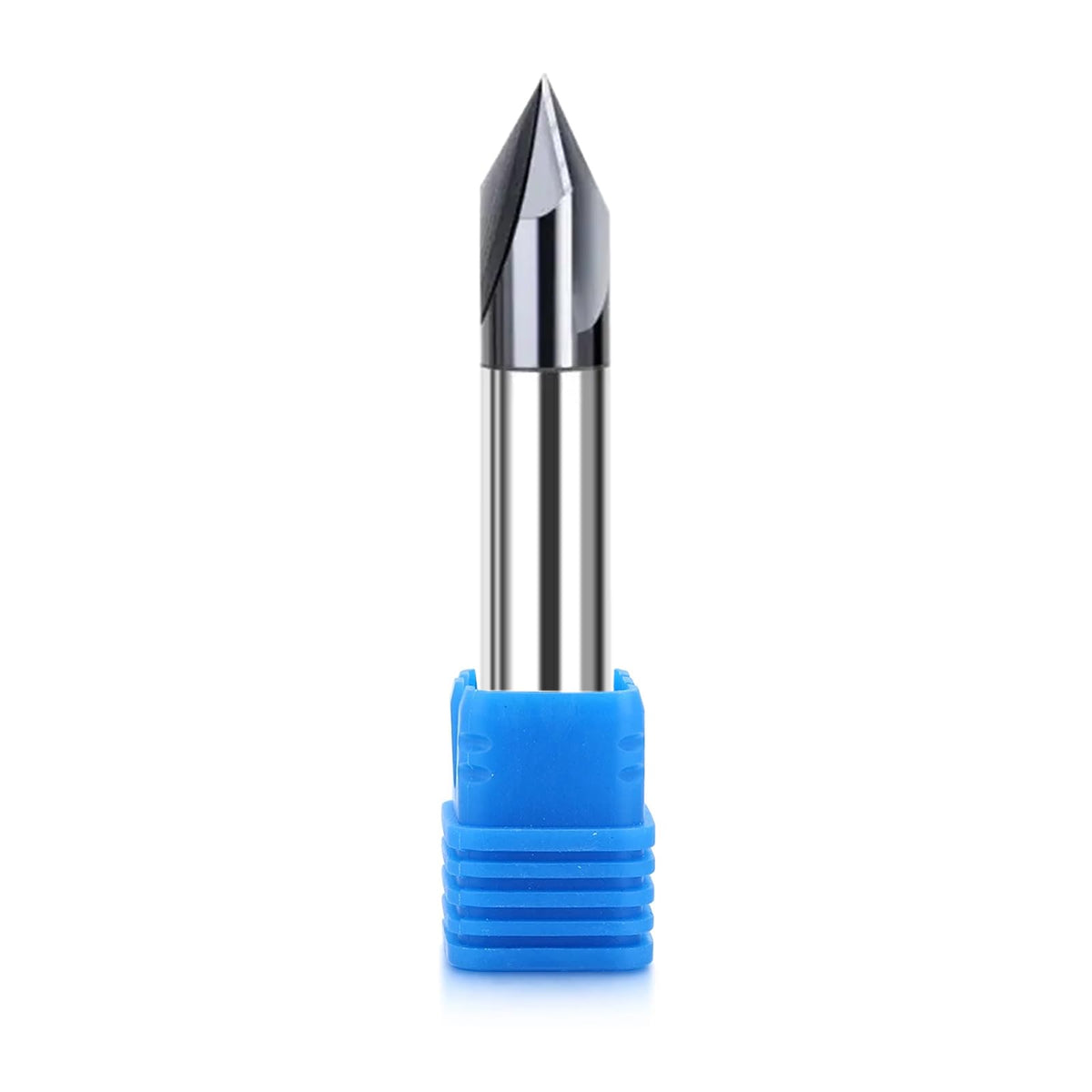 JIANXING 3/8” Carbide Chamfer End Mill, 60 Deg, 4 Flute, Carving Tool, 1pc