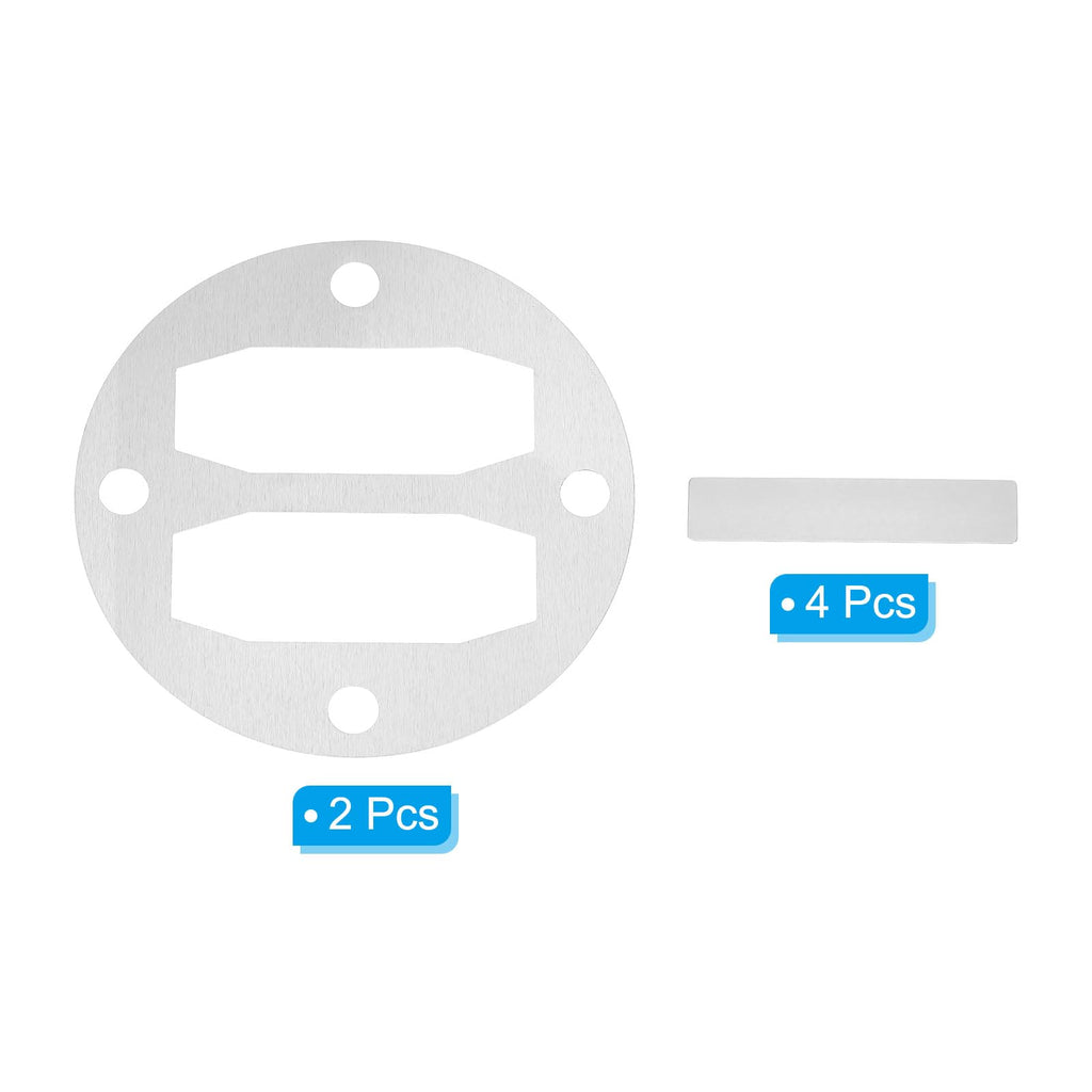 PATIKIL Head Gasket Kit Reed Valve Replacement, 2 Sets Central Pneumatic Air Compressor Parts
