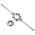 Boxonly Die Stock Handle Wrench Set,1/2-20 UNF Round Die and 38mm Die Holder (Fits 1/2"-5/8" (UNC/UNF) / Metric M12-M14 / 38mm OD Dies) for Bolt Thread Repair