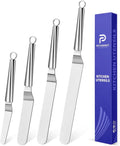 Metal Offset Icing Spatula for Cake Decorating Frosting, Set of 4