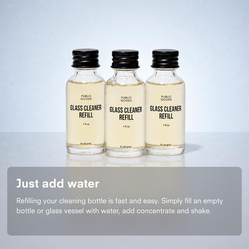 Glass Cleaner Refill | 3 Pack - 24 Oz Diluted