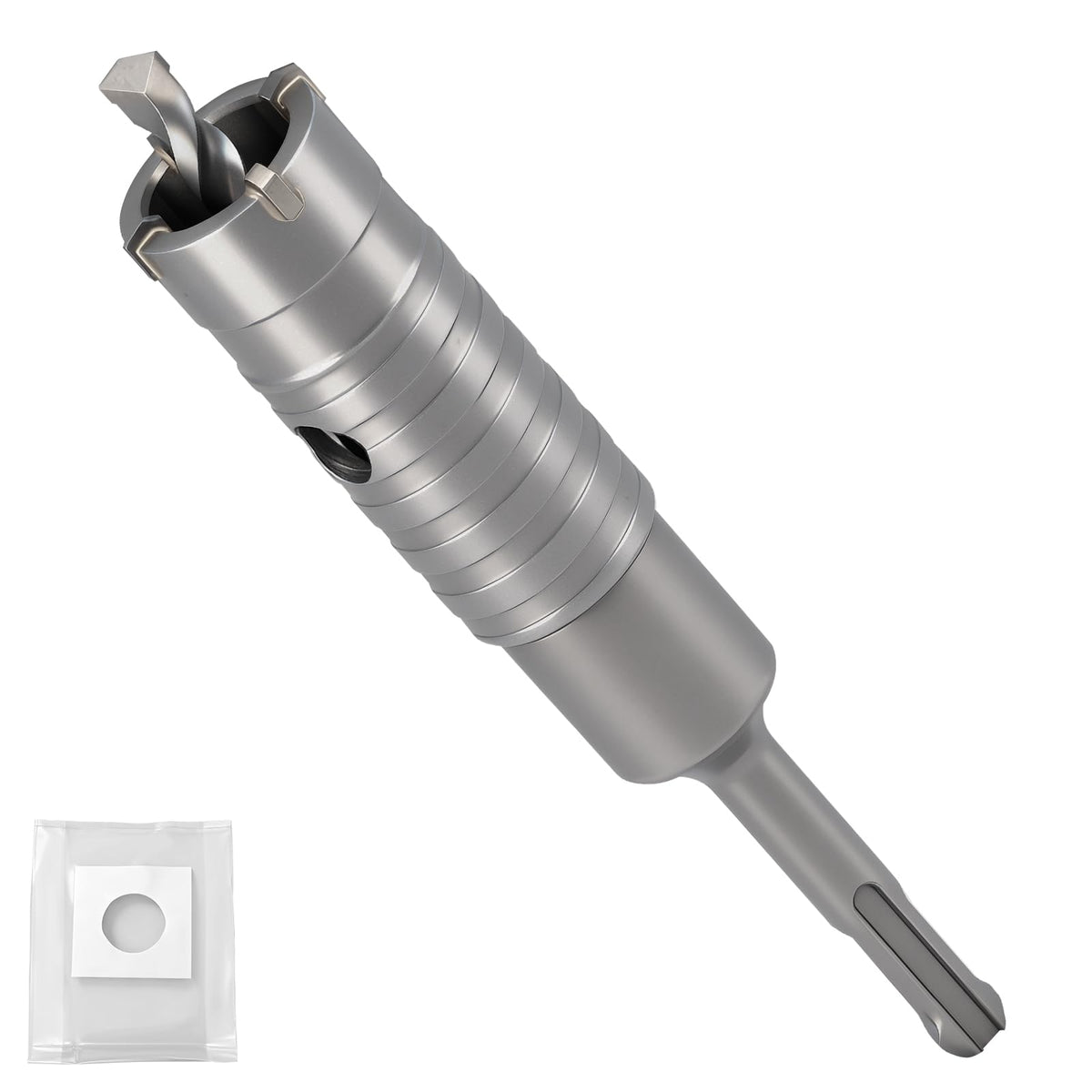Professional 1-3/16" (30mm) Concrete Hole Saw 110mm SDS Plus & Dust Bag