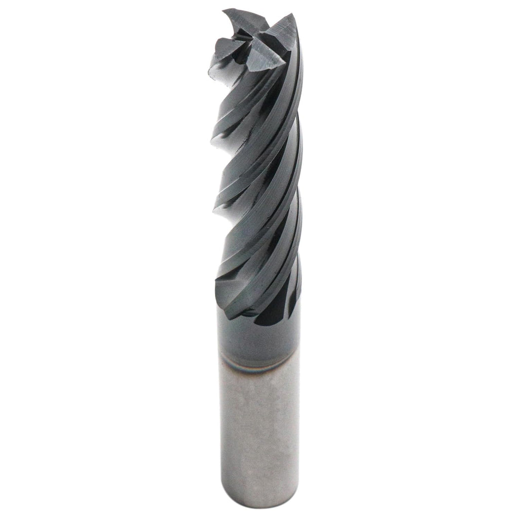 3/4" 4 Flute Variable Helix M42 Cobalt HSS End Mill - AlTiN Coated, 6" OAL