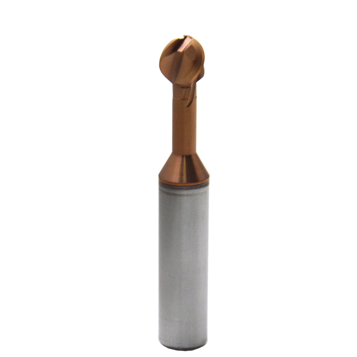 WKSTOOL 12mm Ball Dia Solid Carbide Ball Undercutting End Mills Cutter,270° Straight Neck,Coating Milling Tools for Hardened Steels