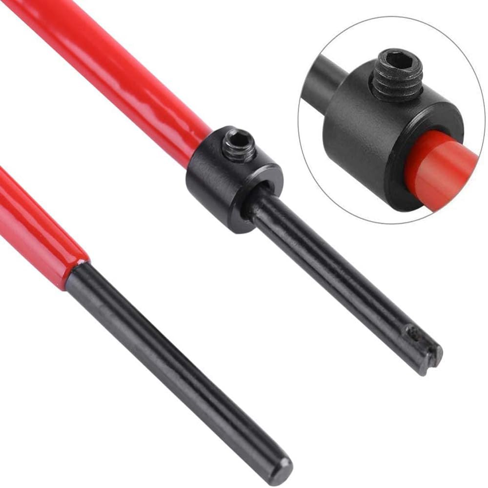 Zohino 30Pcs Thread Repair Kit M5X0.8mm Thread Insert Metric Stripped Thread Repair Drill Tap Hand Tool Kit Helicoil Insertion Tool Thread Restoring Kit