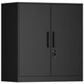 Metal Wall Cabinet,Garage Cabinet with Handle,Lockable Storage Cabinets Wall Mounted with 2 Doors,Locking Cabinet