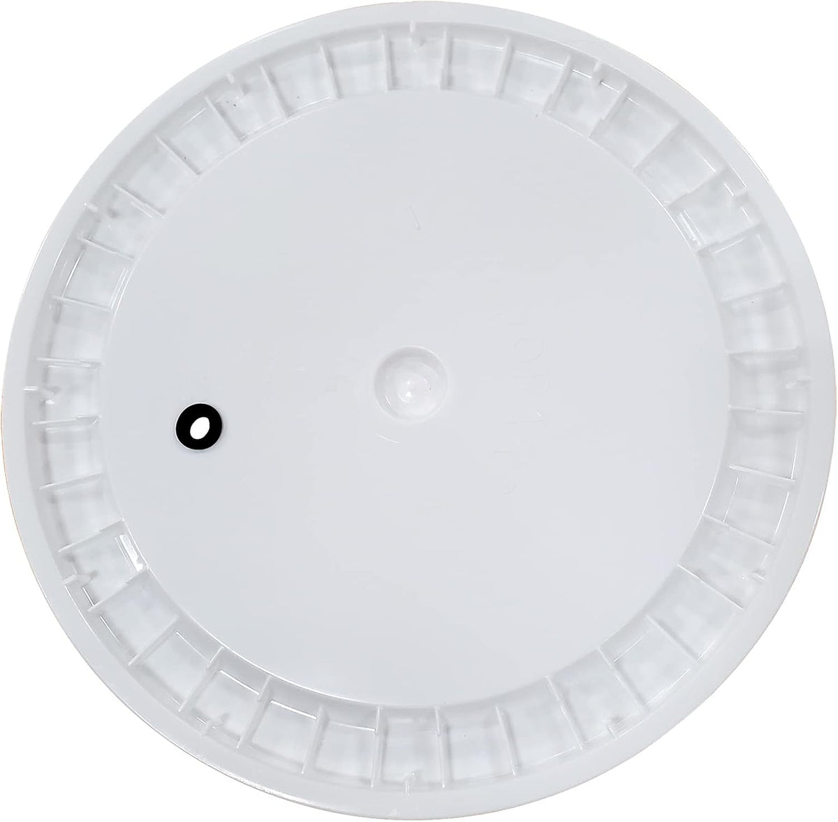 6.5 Gallon Plastic Drilled and Grommeted Lid Fits 6.5 Gallon Fermenters