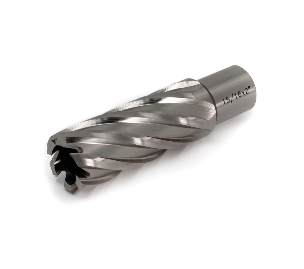 OSCARBIDE 15/16" x 2" HSS Annular Cutter 3/4" Weldon Shank Mag Drill Bit