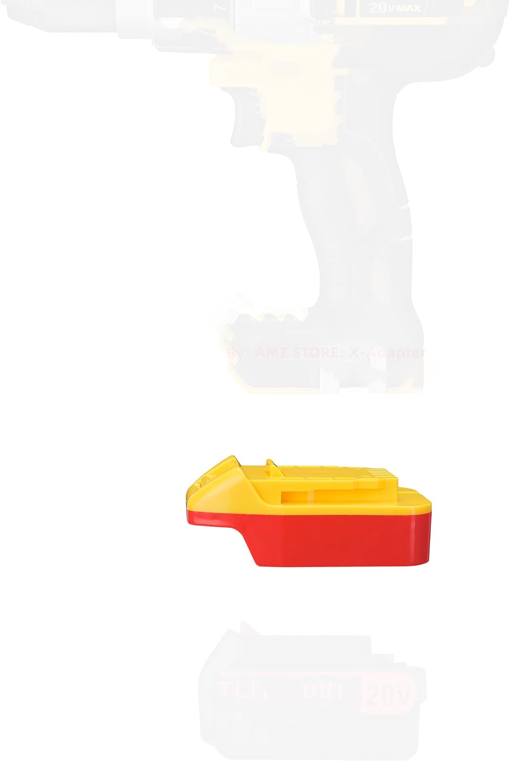 1 Adapter Upgrade for DeWalt 20v MAX XR Tools - Compatible with Porter Cable 20v MAX (Not Older 18v) Li-ion Battery or Compatible with Black and Decker 20v MAX (Not Older 18v) Battery - Adapter Only