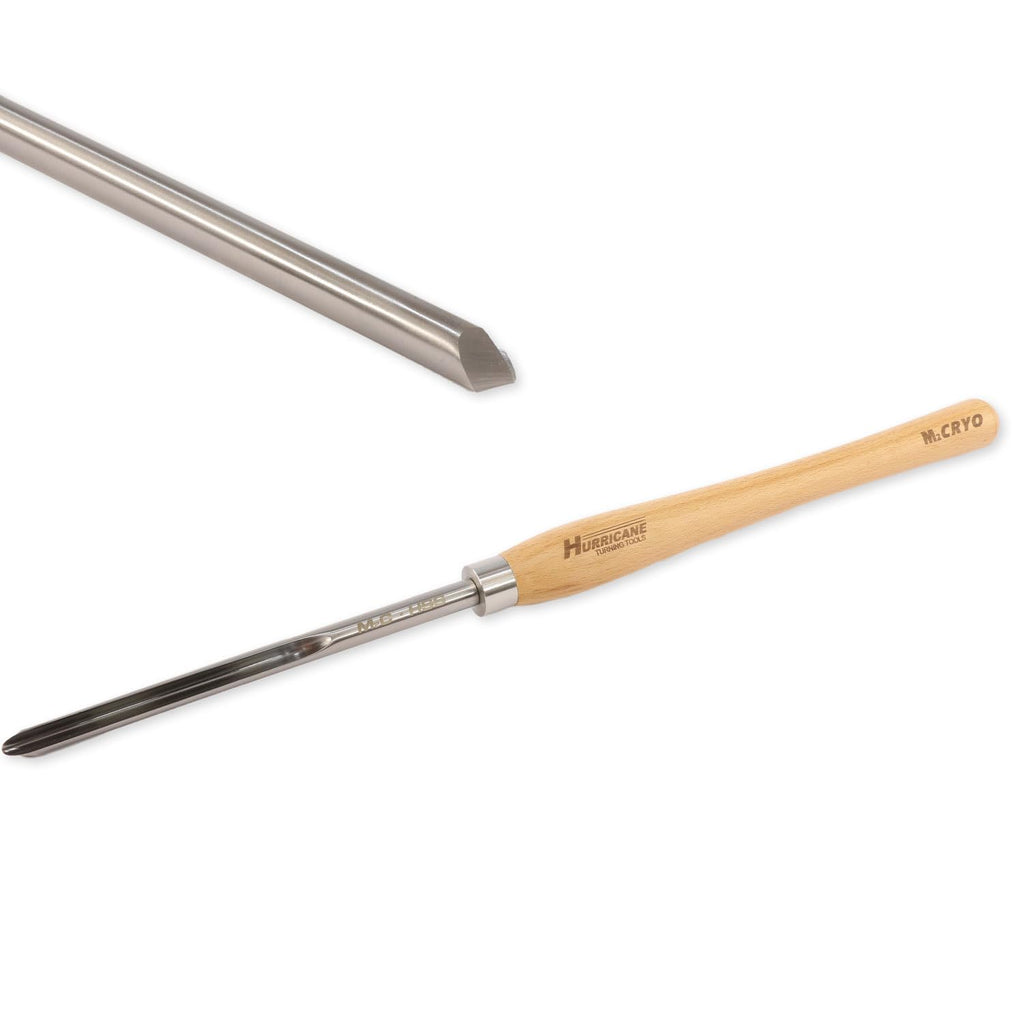 Hurricane Turning Tools, CryoCut Series, HTT-502, M2 Cryo 5/8" Bowl Gouge (1/2" Flute) for Woodturning