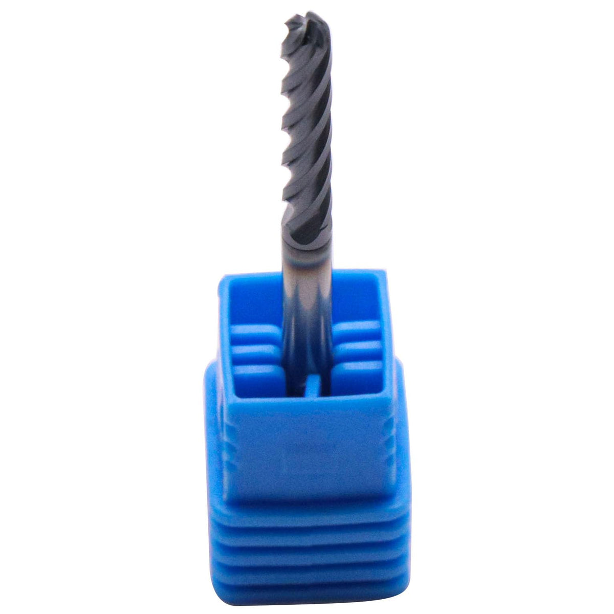 2Pcs 1/8" 4 Flute Solid Carbide Long Ball Nose End Mill Set, AlTiN Coated