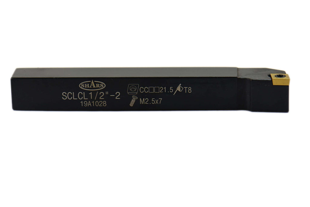 Shars 1/2" Indexable Carbide Turning Tool Set 404-2890 S]