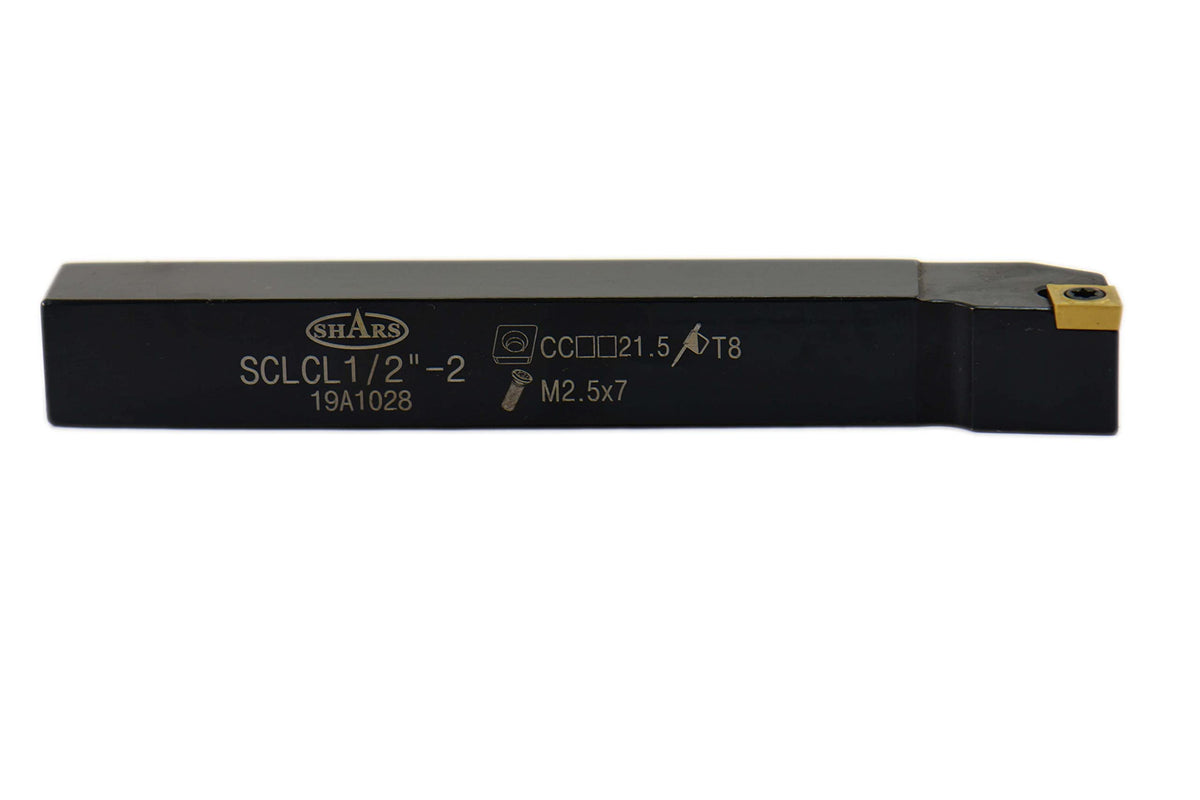 Shars 1/2" Indexable Carbide Turning Tool Set 404-2890 S]