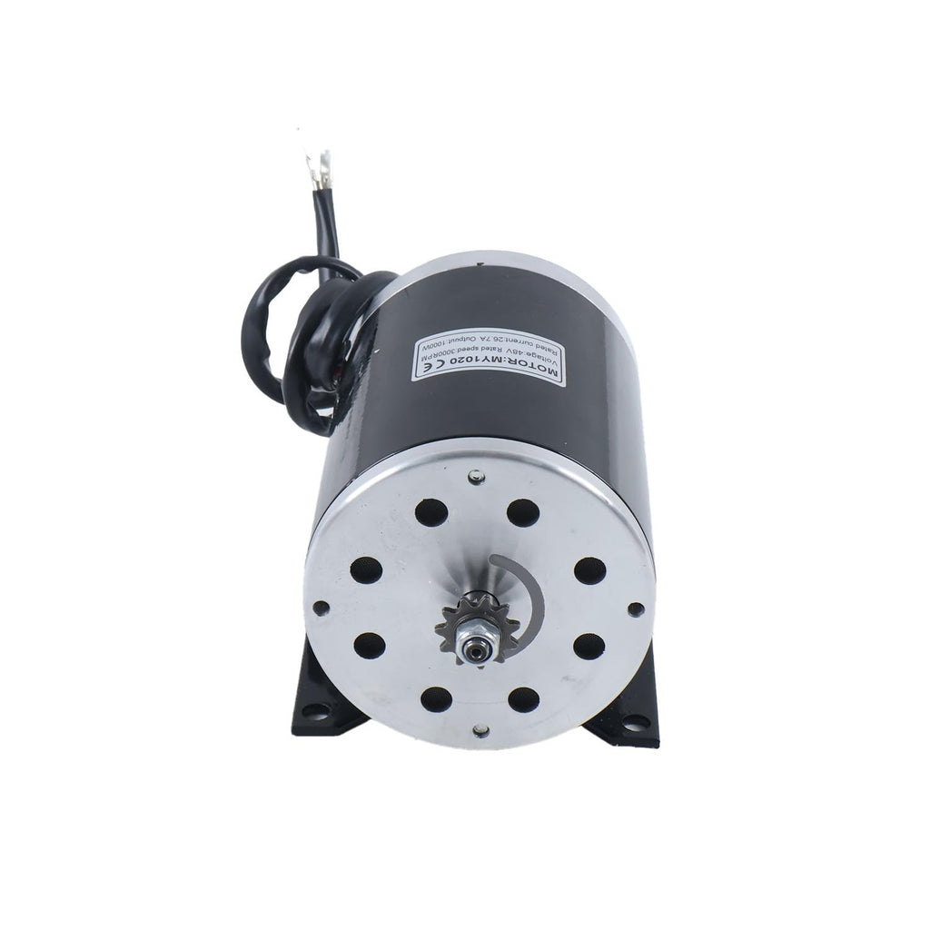 DC Brush Electric Motor MY1020 1000W 48V 11 Teeth for Scooter