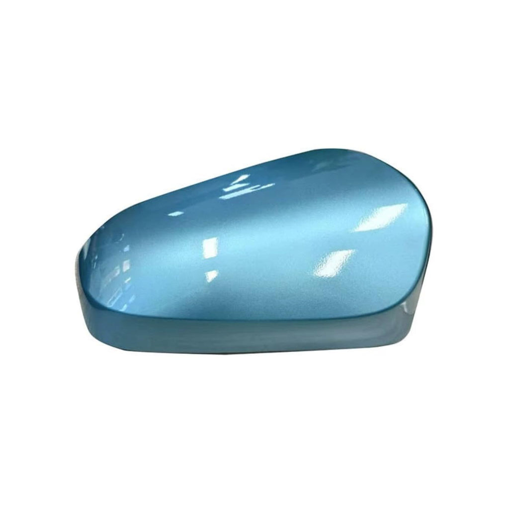 Passenger Right Car Mirror Cover Replacement Compatible With 2012-2017 Toyota Yaris Rearview Mirror Cover (Without turn signal lights) (Blue Right)