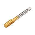uxcell 1/2-20 UNF B2 Spiral Point Thread Tap, Screw Tap Threading Tapping Tool, Titanium Coated 6542 High Speed Steel Machine Taps Tapping Bit