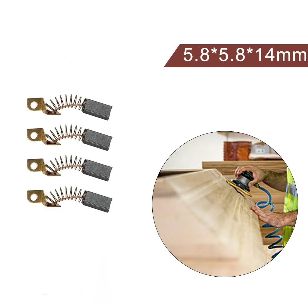 4pack Motor Brush For Porter Cable 7800 Screwdriver Drywall Sander 879058