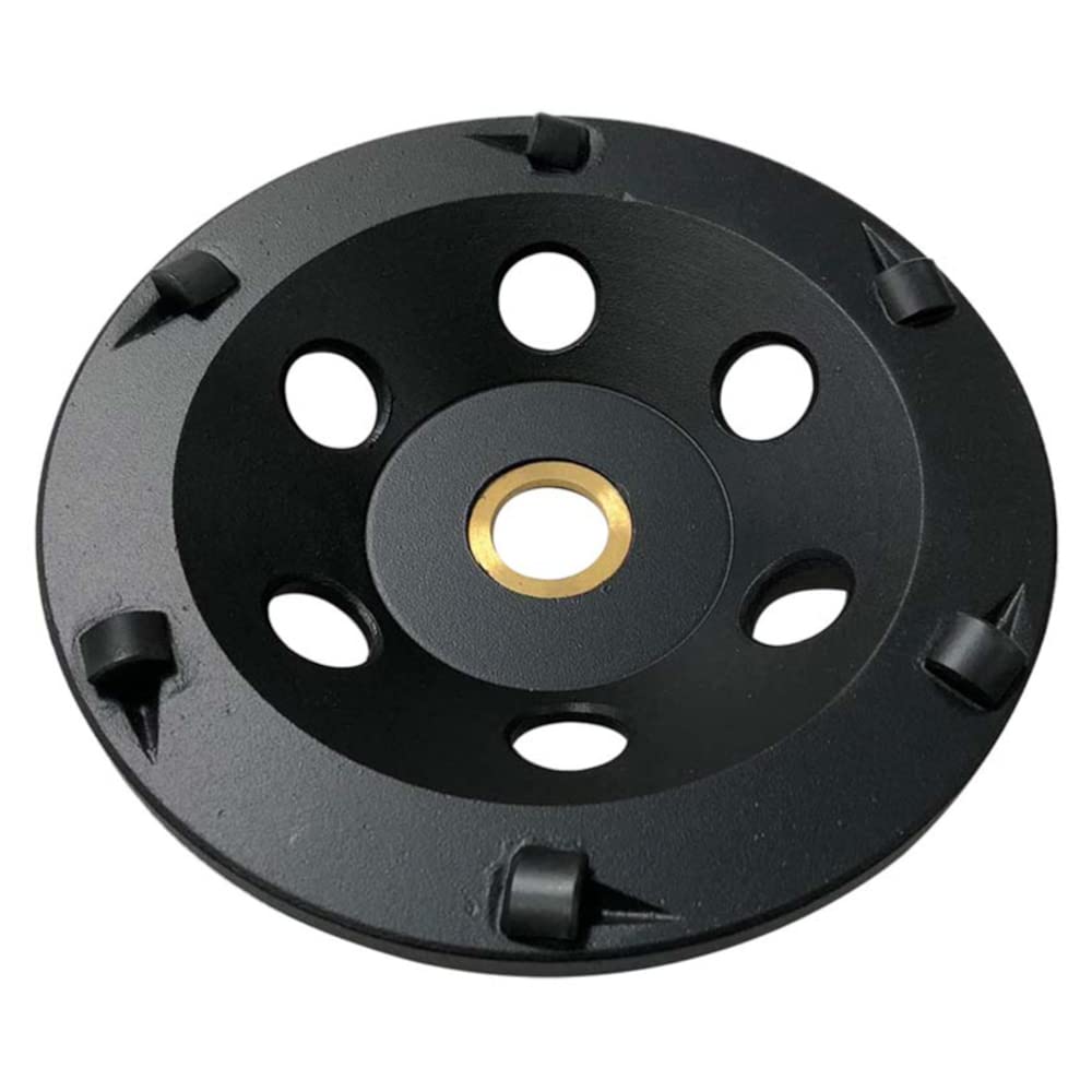 5" PCD Grinding Wheel for Epoxy, Glue, Mastic Removal, 6 PCD Segments
