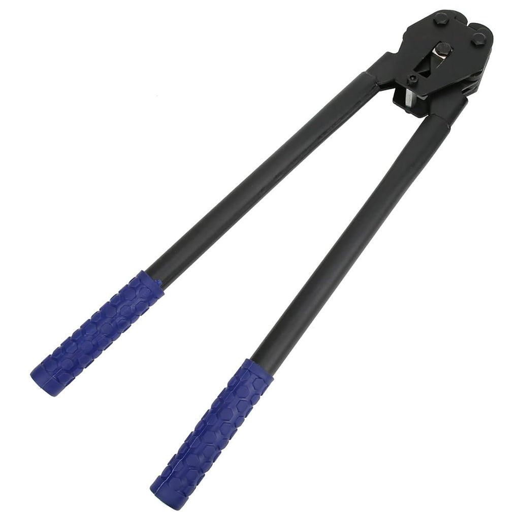 Strapping Crimper Pliers with Durable Steel Construction for Heavy Duty Banding Projects - Manual Tool for 16-19mm PP