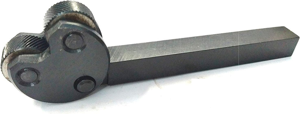 Buyohlic Pivot Head Knurling Tools Pattern 1/2" Sq. Shank (Pitch 2.0 mm)