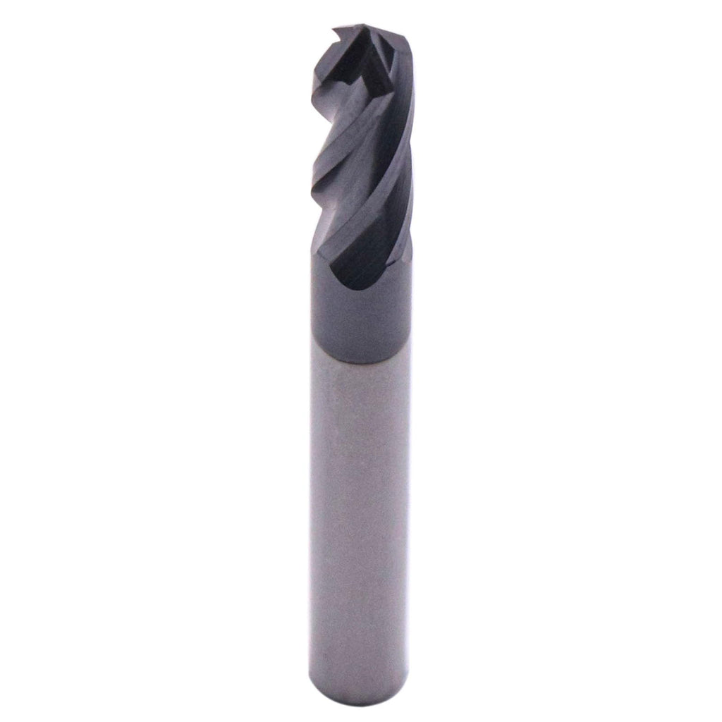 SEFHLI 4 Flute 90° Solid Carbide Drill Mill Set(5Pc, 1/4"), AlTiN Coated