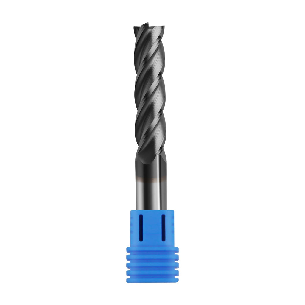 Zorqon 3/4'' Carbide Long End Mill, 4 Flute, AlTiN Coating