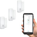LoRa Smart Door & Window Sensor 3-Pack: Door Left-Open Reminders, up to 1/4 Mile Open-Air Range, up to 5 Year Battery