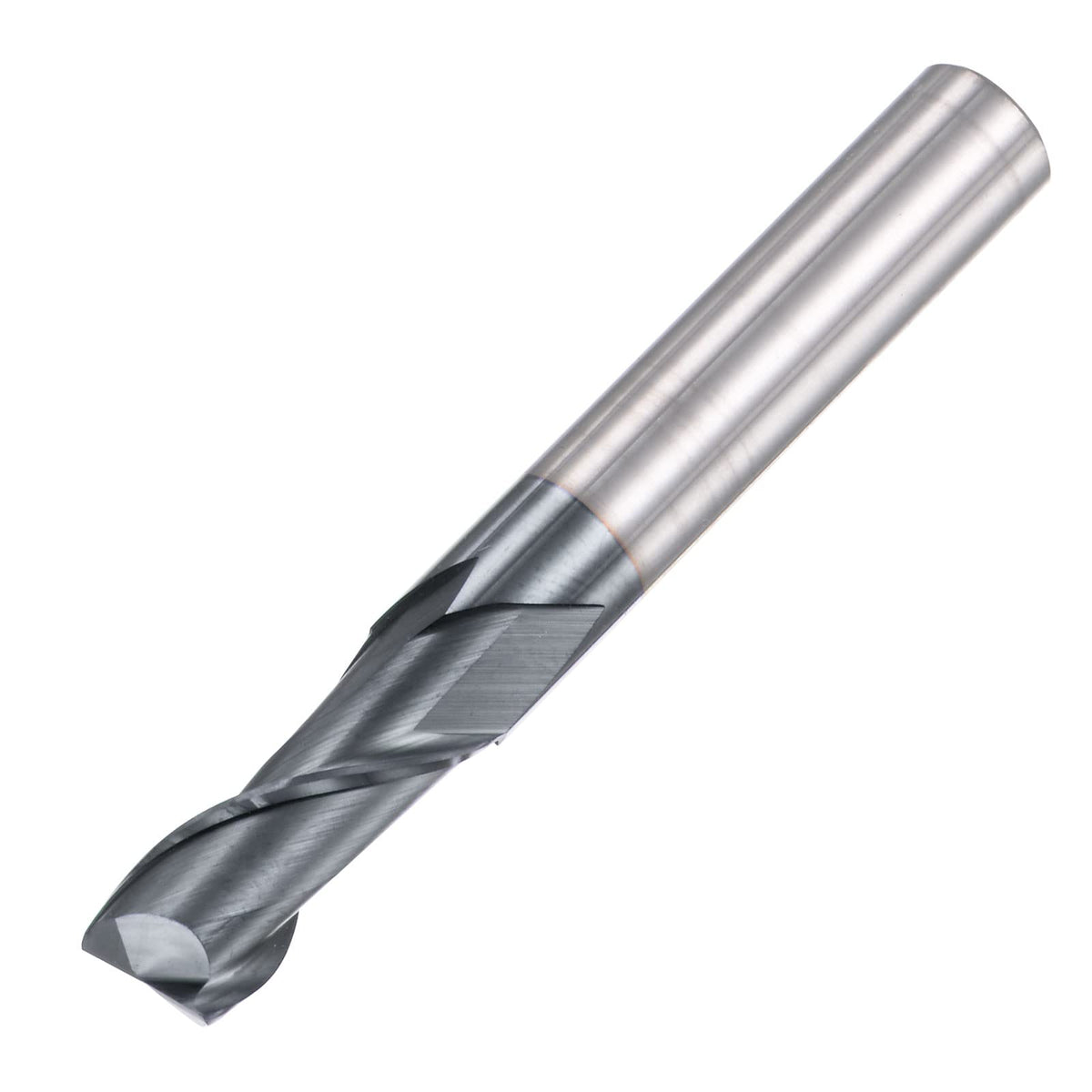 uxcell Square Nose End Mill, 8mm Tip Dia Solid Carbide AlTiN Coated CNC Router Bits 2 Flute Spiral Milling Cutter HRC45 with 8mm Shank 60mm (2.36-inch) Length