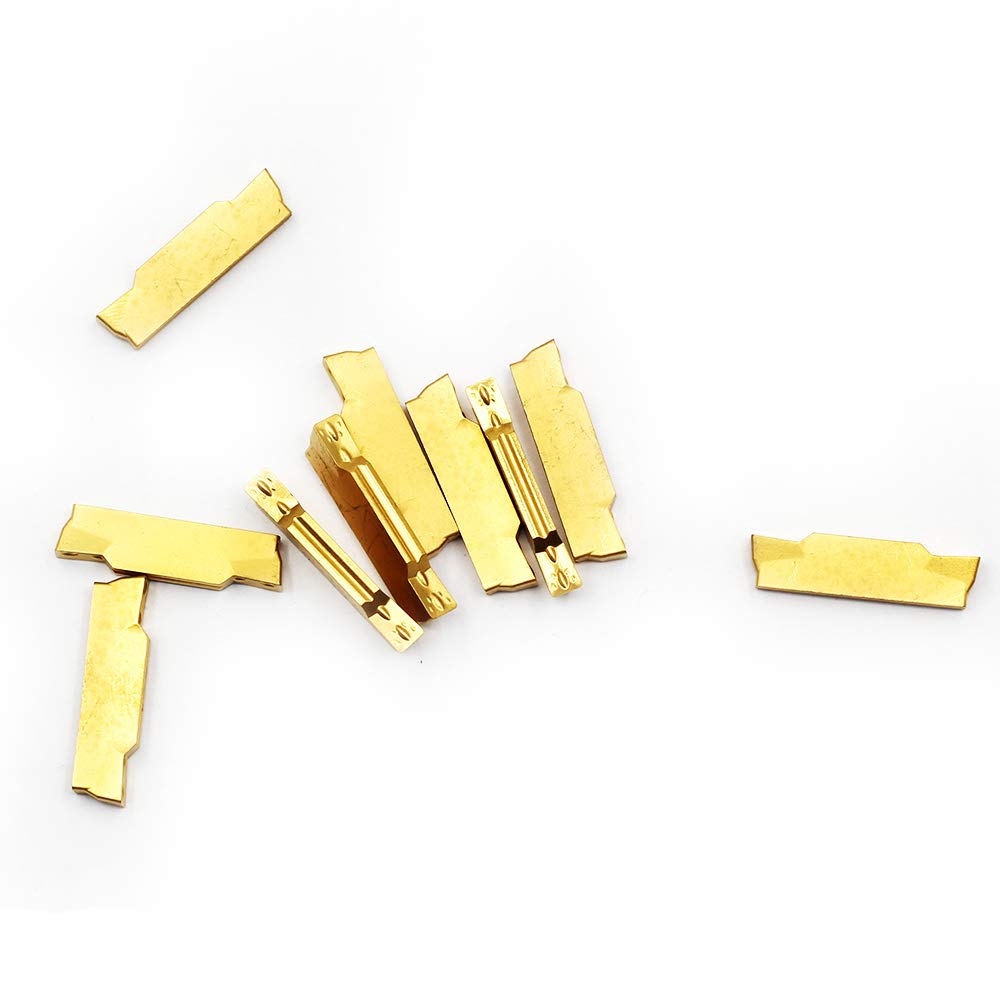 OSCARBIDE 10 pcs MGMN300 Carbide Grooving Inserts for MGEHR/MGIVR