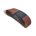 POWERTEC 6 x 48 Inch Sanding Belts, 3PK, 80 Grit Aluminum Oxide Belt Sander Sanding Belt for Bench Belt Sander, Woodworking & Paint Removal, Metal Polishing (110533)