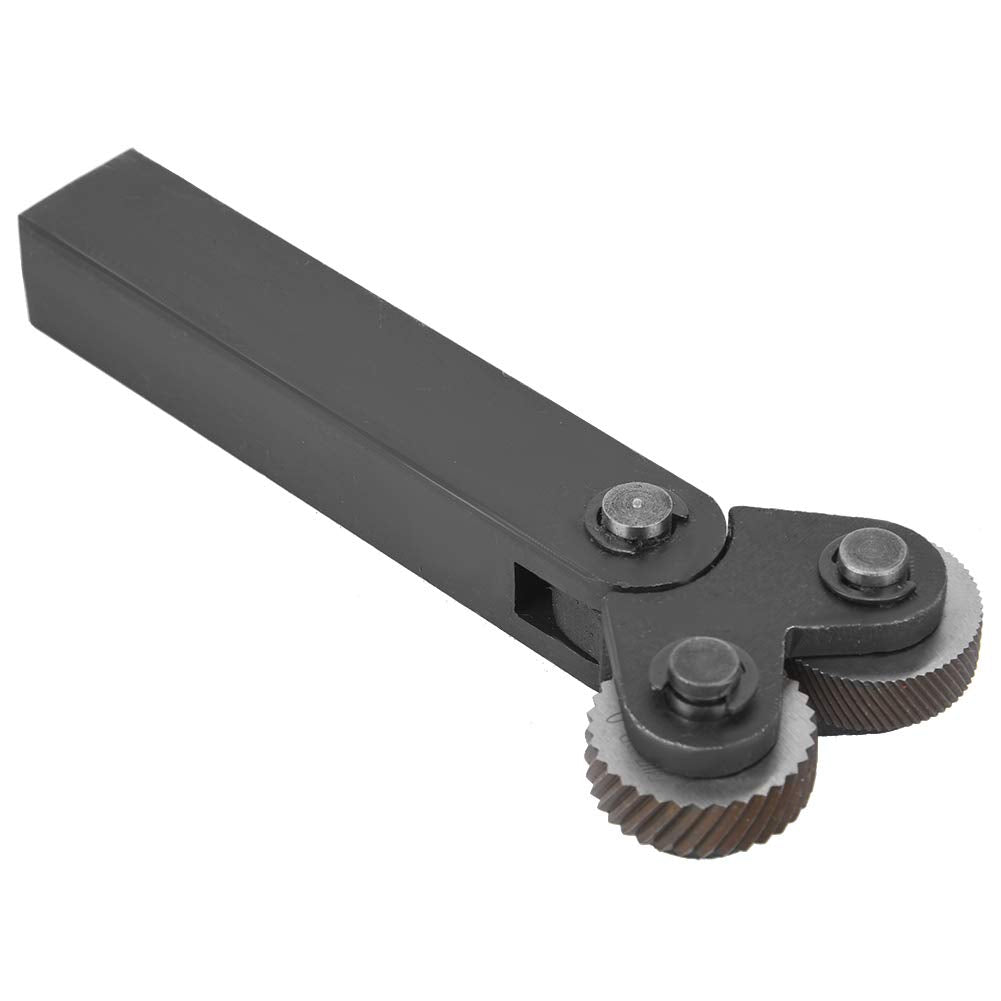 Jauarta Steel Knurling Tool Set with Dual Wheel Sizes