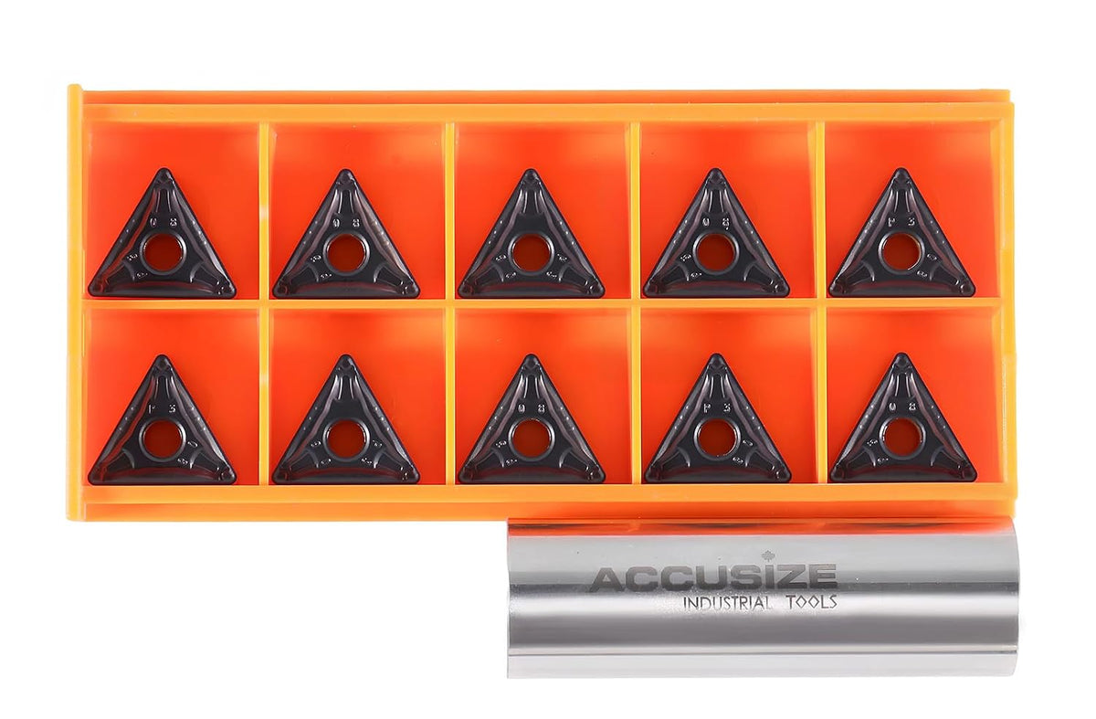 Accusize Industrial Tools Carbide Inserts, TNMG332, 2222-1034