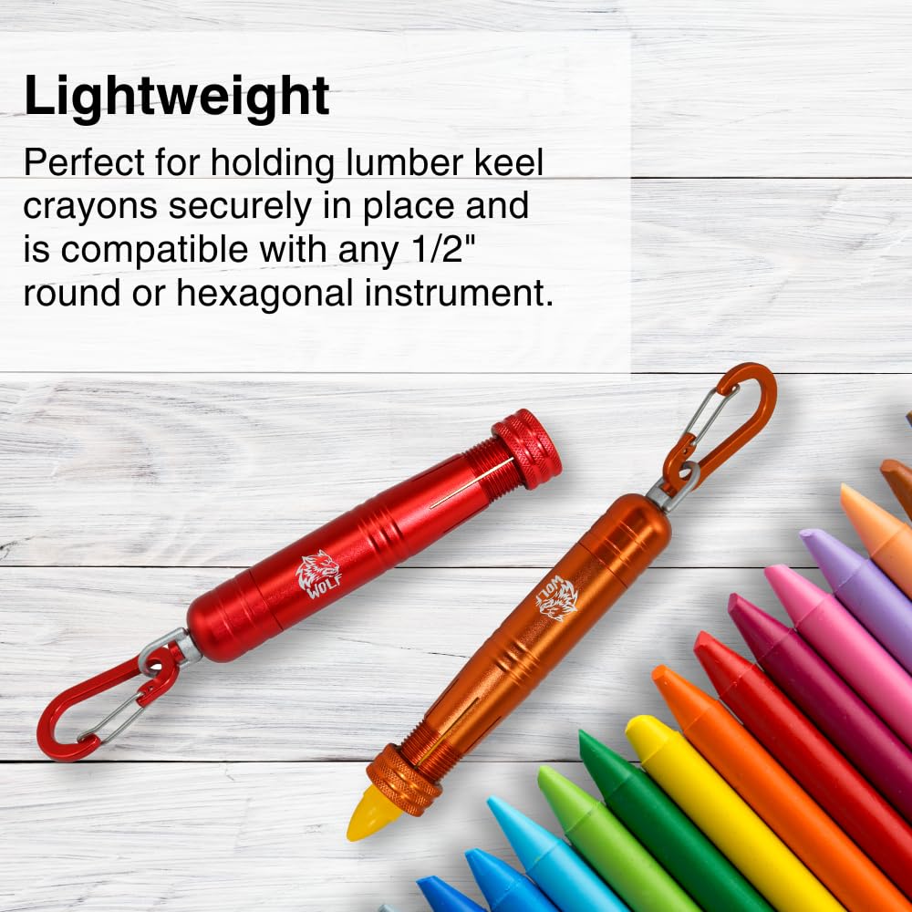 Wolf Metal Lumber Crayon Holder for 1/2-Inch Markers